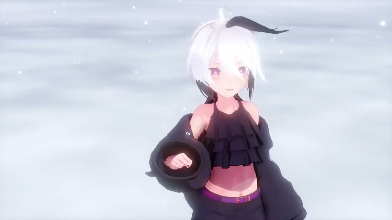 【v flower】白い雪のプリンセスは【MMD VOCALOID カバー】