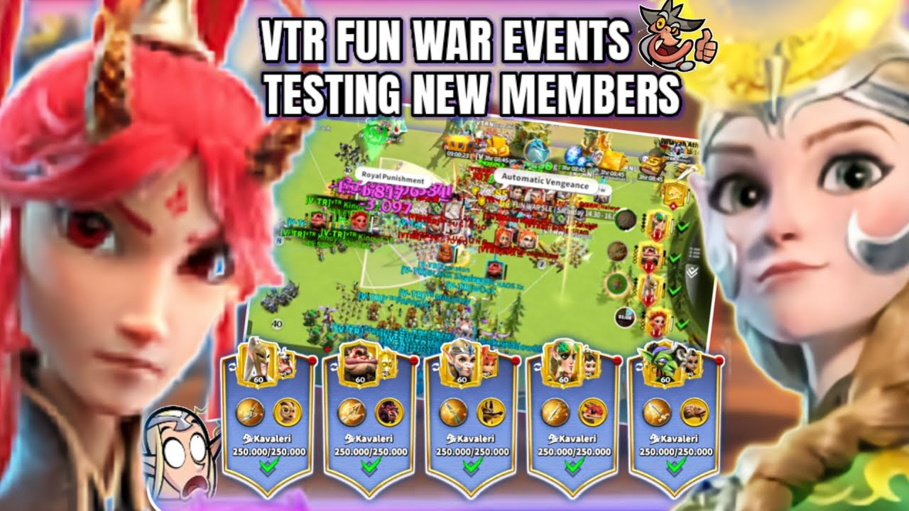 CAVALRY TIME‼️VTR MINI WAR TESTING NEW MEMBERS - Call of dragons
