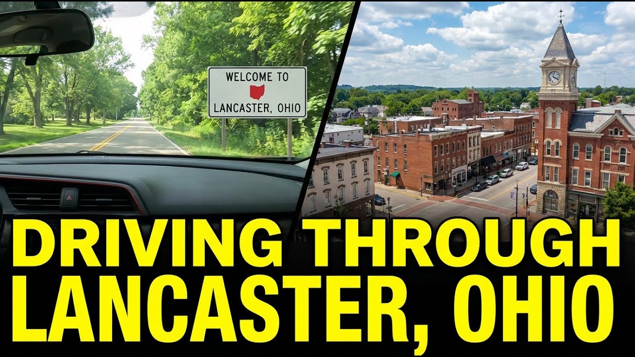 Driving through Lancaster, Ohio