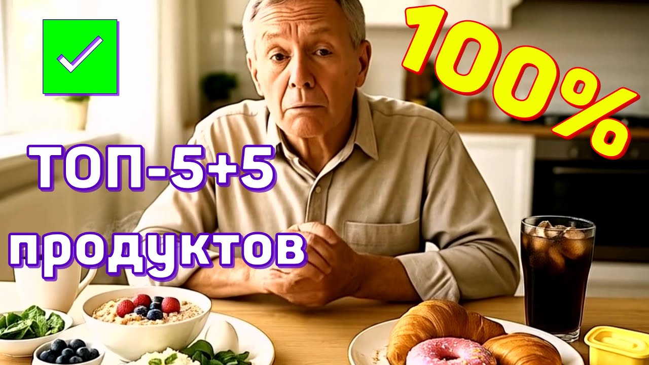 🥣Что есть на завтрак после 50? 5 лучших и худших продуктов!