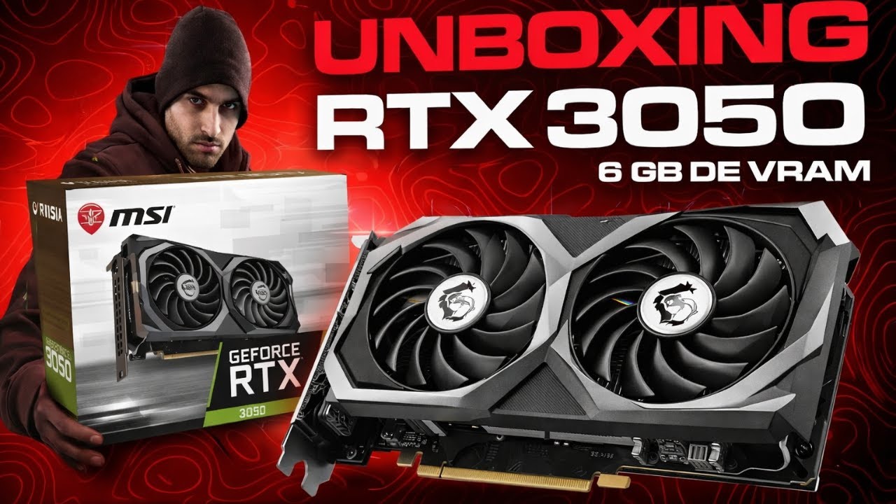 RTX 3050 6GB VALE A PENA EM 2025? 🔥 Unboxing + Testes Reais