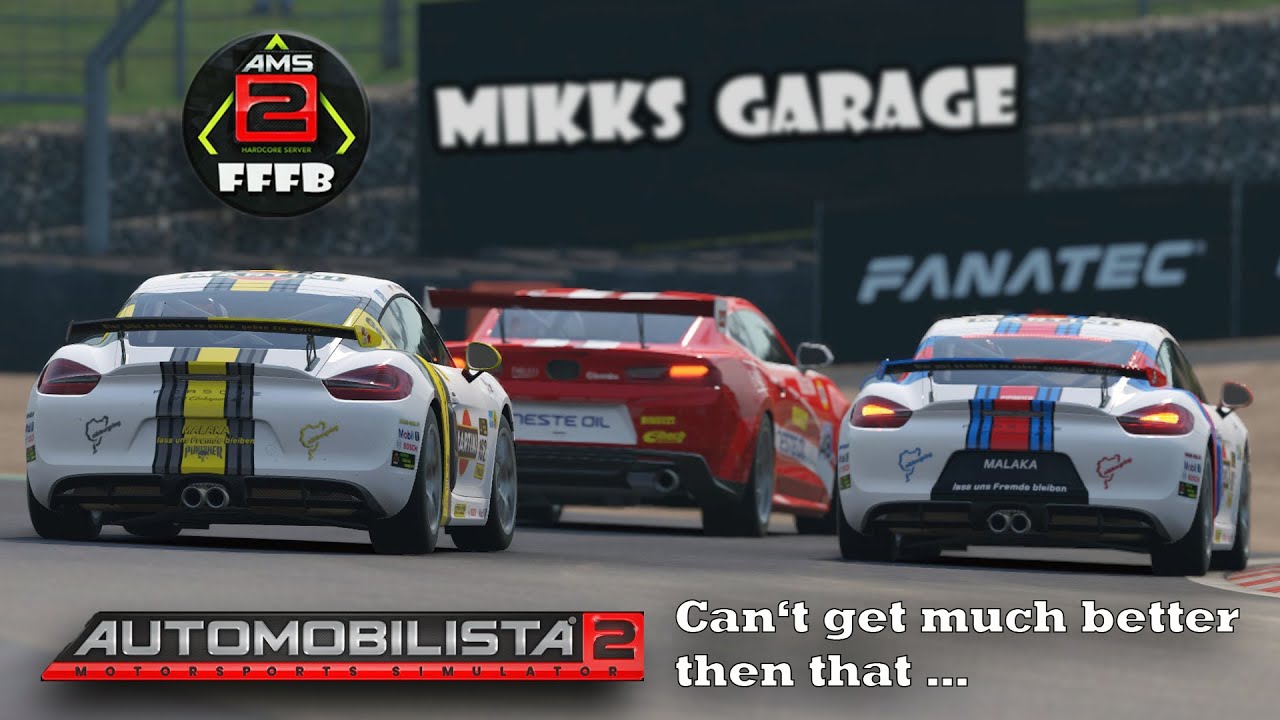 AMS 2 GT4 AI battlin finally workin ?!?! 4 Laps closest BrandsHatch !!