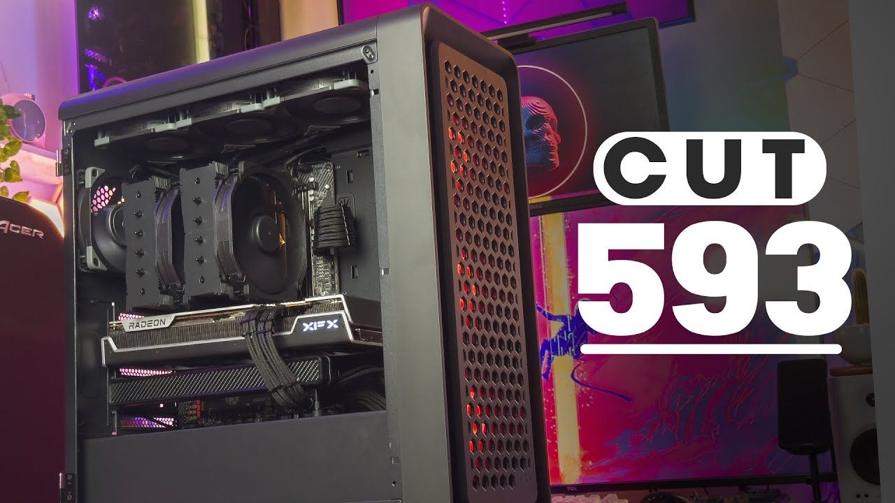 BUILDING AN ALL BLACK GAMING PC BUILD IN FSP CUT593 STEP BY STEP | 7900XTX | RAY TECH STUDIO