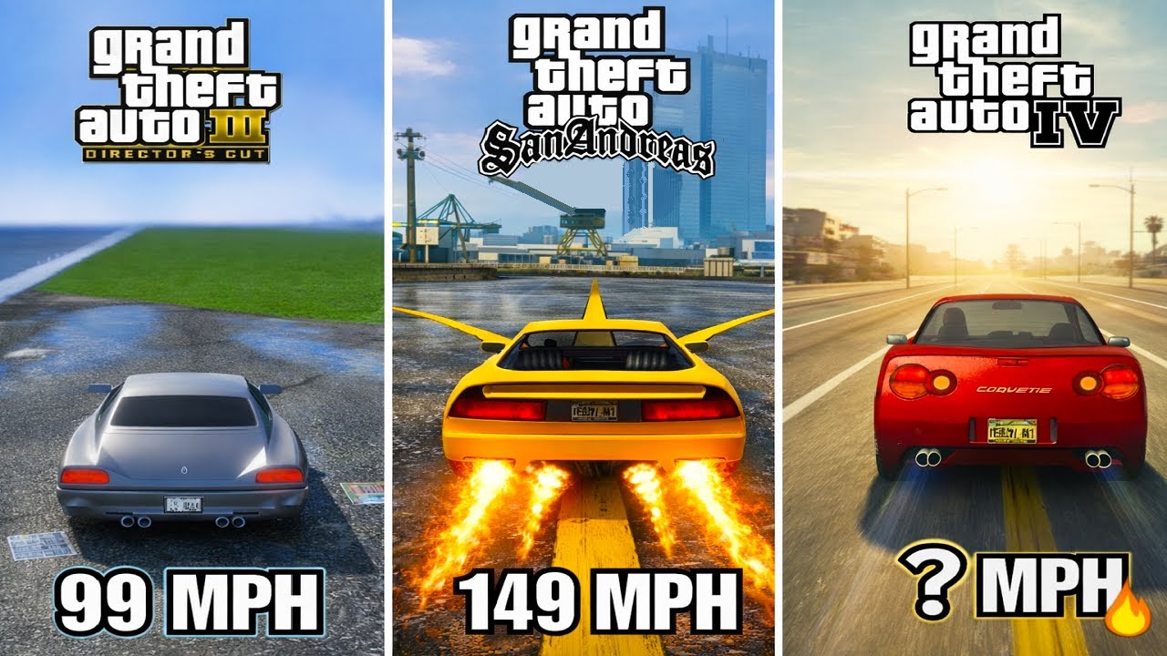 FASTEST CAR In Every GTA Game 🏎️💨 (Speed Test!)