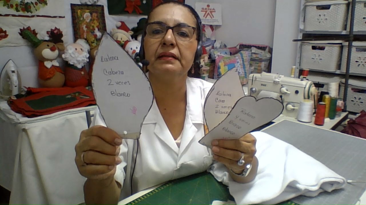 ELABORACION DE MANUALIDADES NAVIDEÑAS  Ratona Parte 1