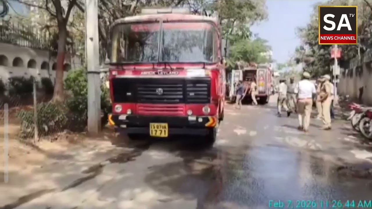Big Fire Scare at Telangana FSL Nampally, No Casualties Reported.