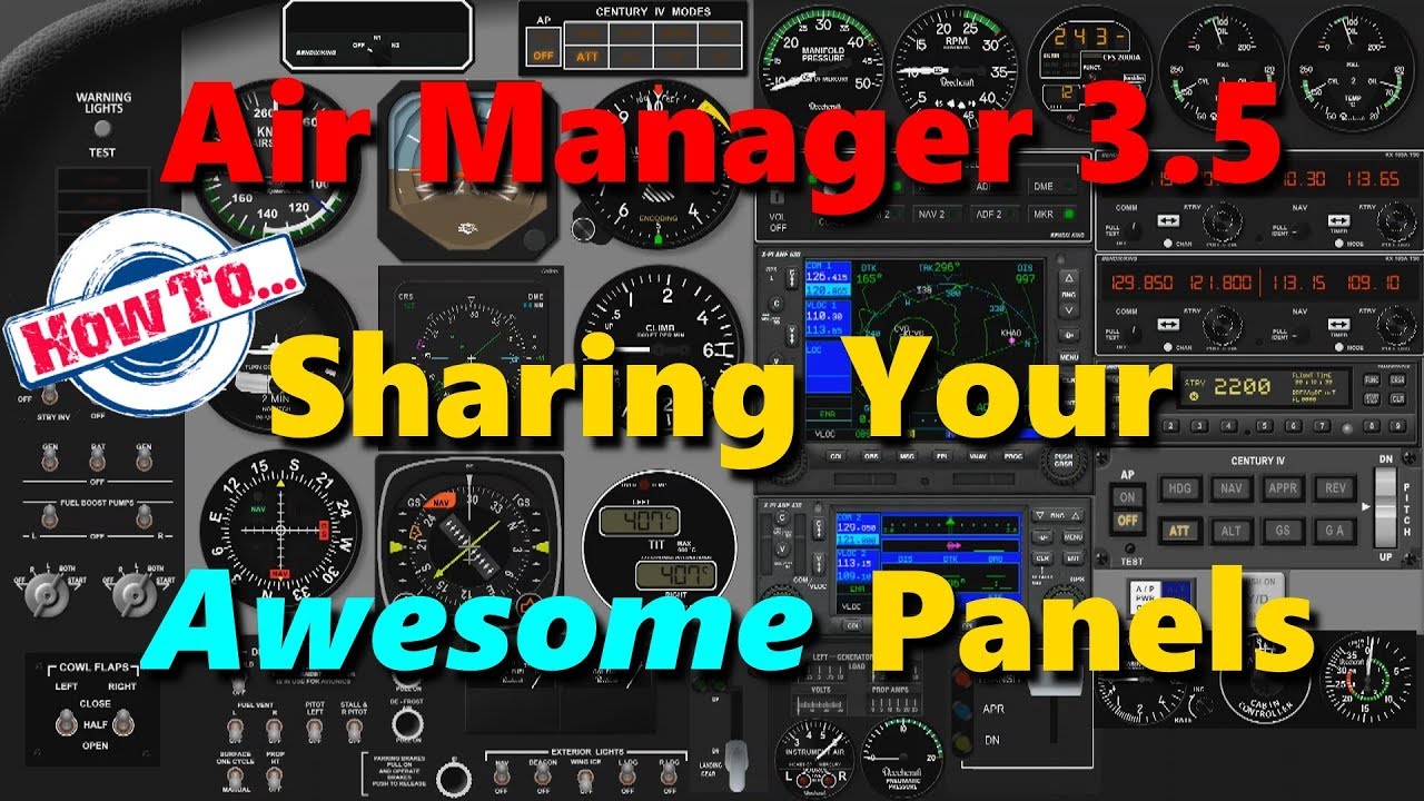 Air Manager 3.5: делитесь своими потрясающими панелями
