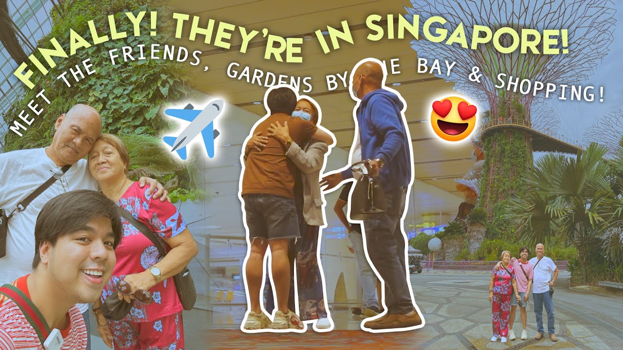 Flying My Parents to Singapore, Meet the Friends, Shopping & More! 👫🏻✈️  • Red Diaz