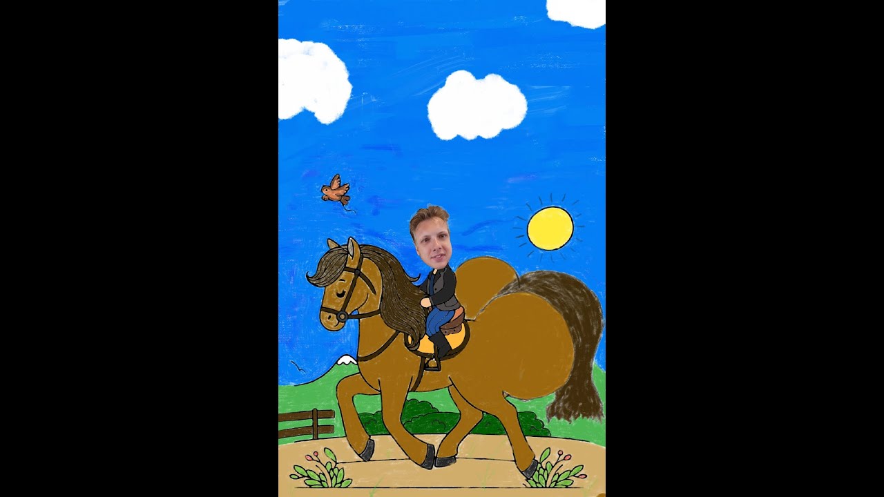 Het Paard Met Dikke Billen