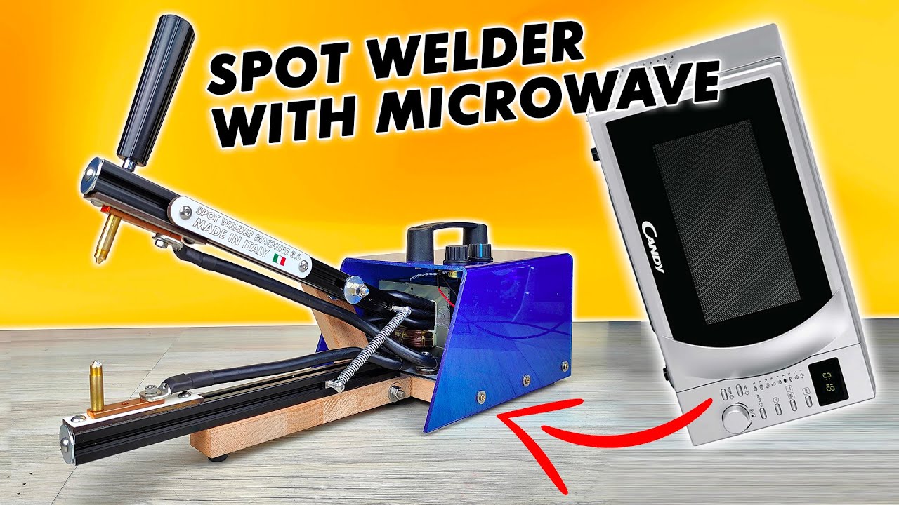 INCREDIBLE Spot Welder DIY built with microwave