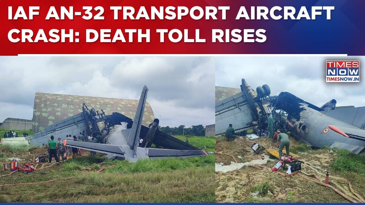 IAF AN-32 Transport Aircraft Crash In Assam's Jorhat: Death Toll Climbs, 1 Injured | Breaking News