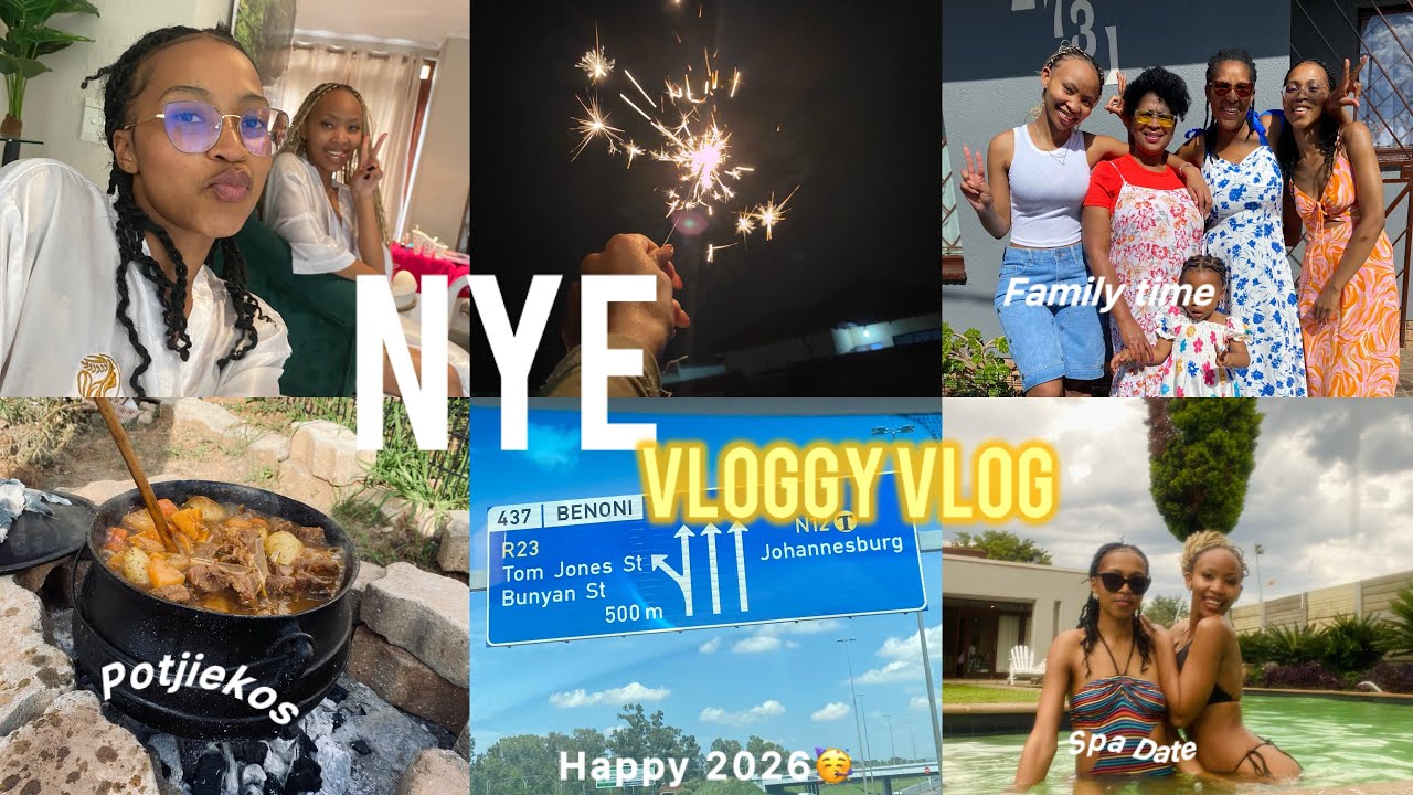 Travel Vlog|New Year 2026🎉, Family Time, Potjiekos, Spa Date 