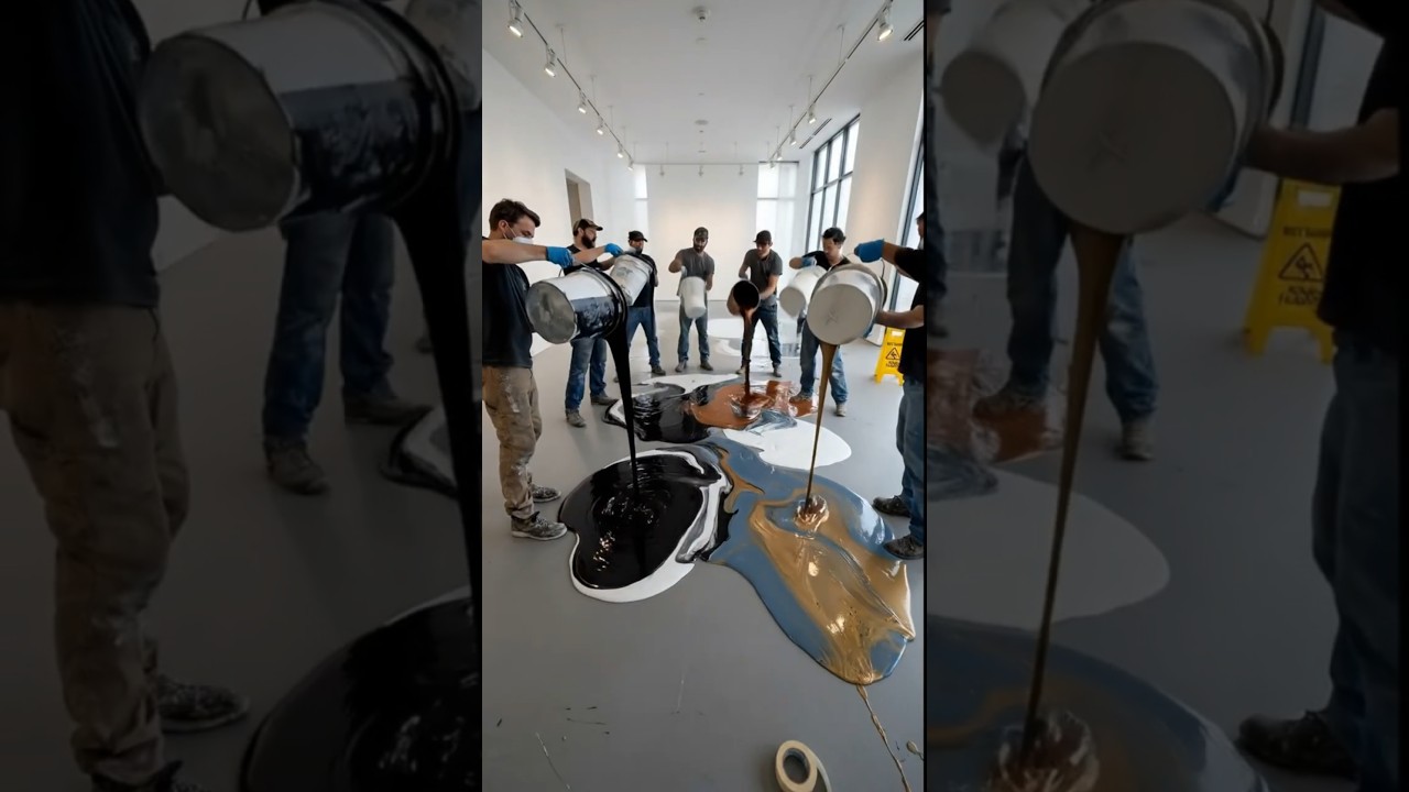 Abstract Art Gallery Floor  
