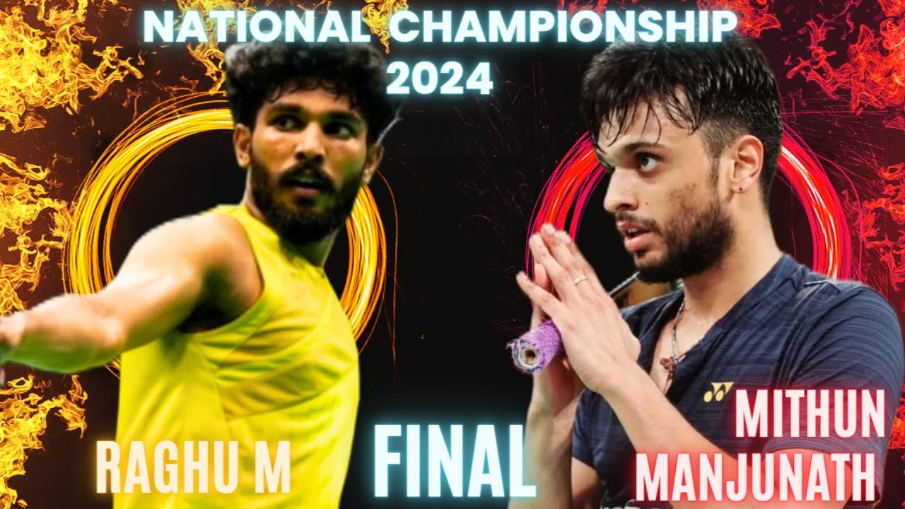 RAGHU VS MITHUN MANJUNATH:YONEXSUNRISE ALL INDIA SENIOR CHAMPIONSHIP BANGALORE 2024