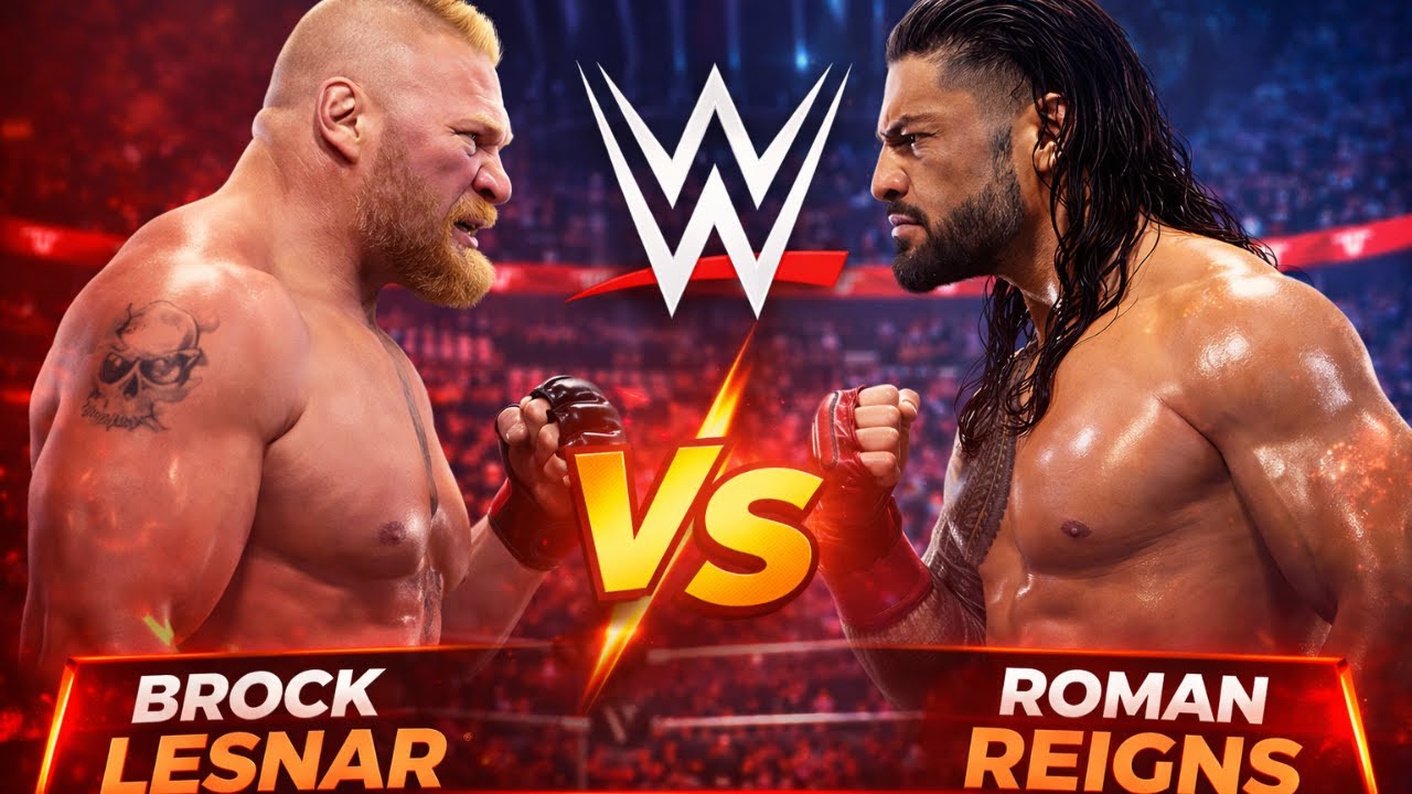 Brock Lesnar vs Roman Reigns – Full Fight Highlights | WWE Epic Match