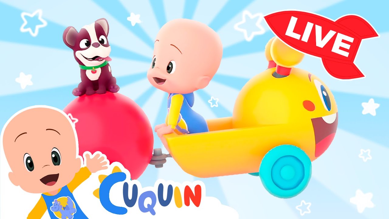 🔴 LIVE 🔴 Learn colors, numbers and shapes with Cuquín | Educational videos for kids