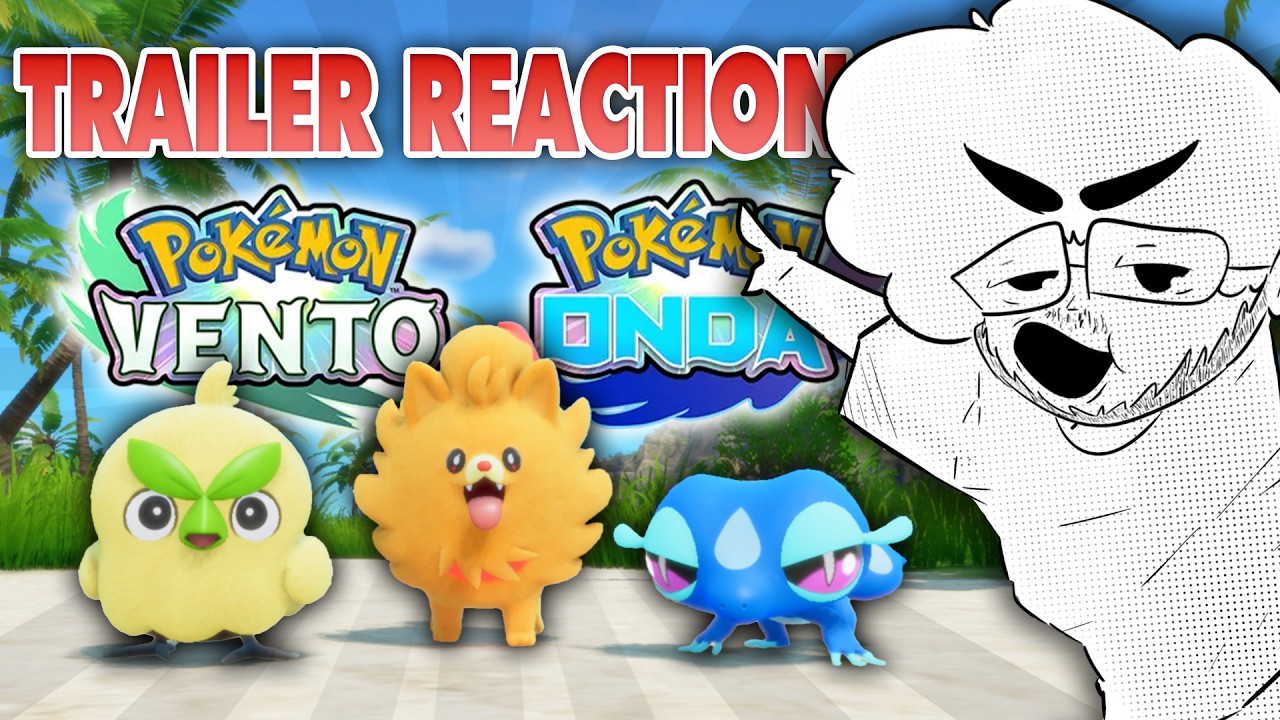 GEN 10 IN TUTTO IL SUO SPLENDORE - REACTION TRAILER POKEMON VENTO E ONDA
