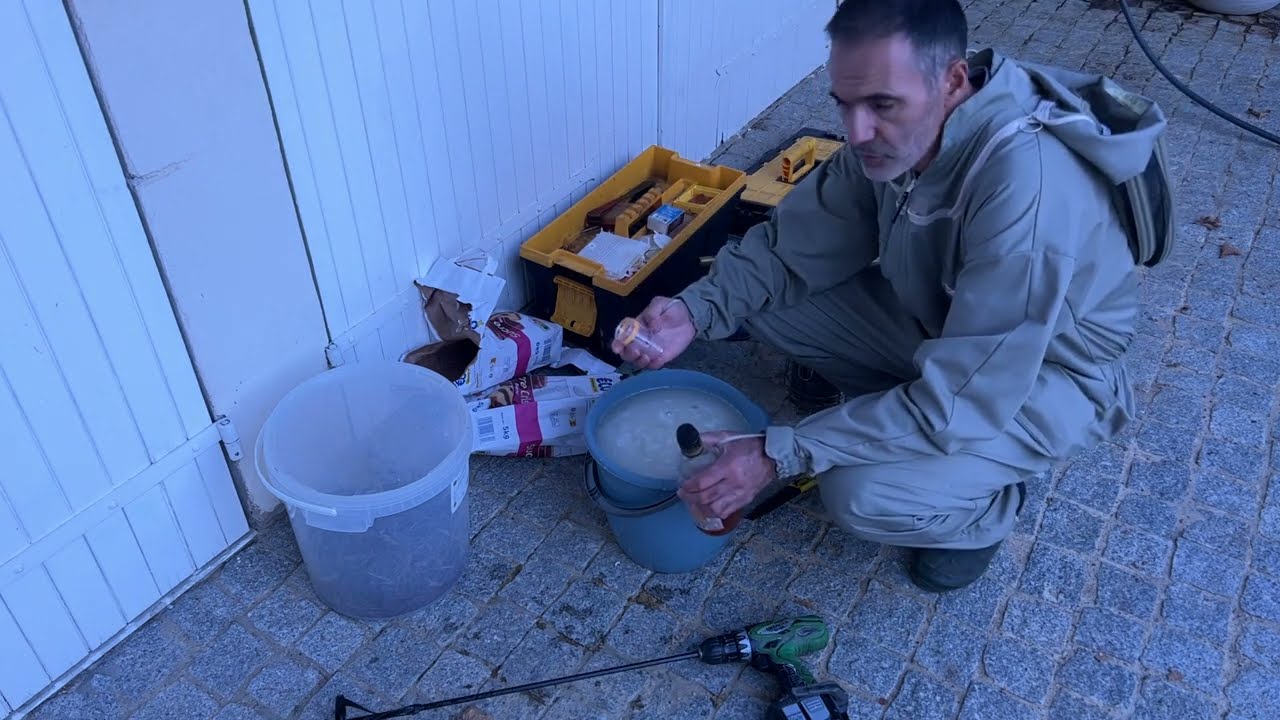 Un sirop simple, rapide, et pas cher pour nos abeilles.