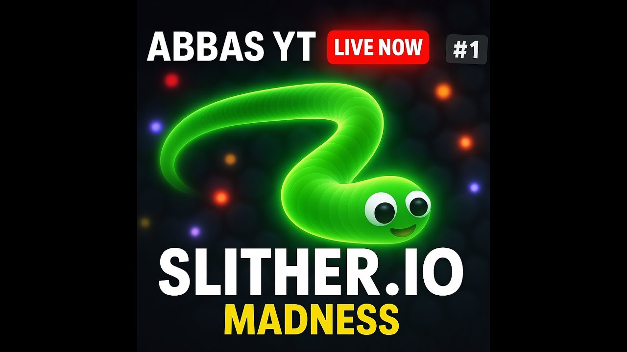 ABBAS YT Is LIVE | Slither.io Speed & Strategy Madness! 🐍
