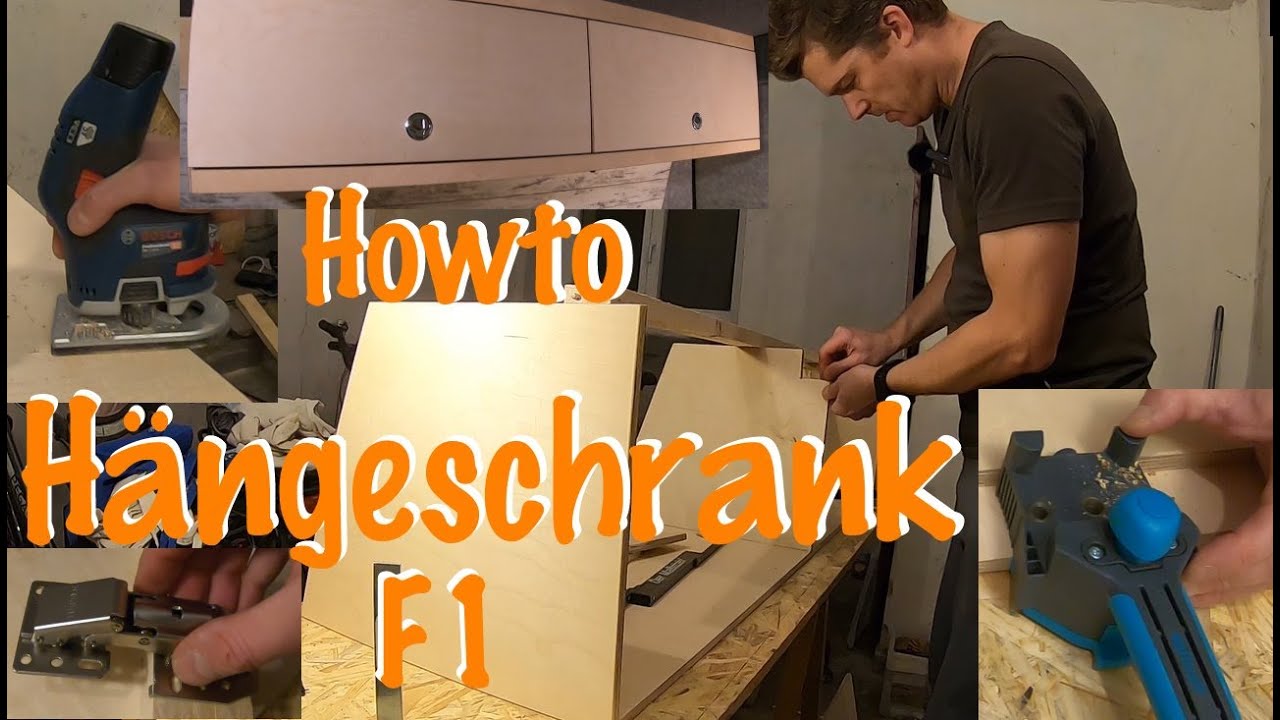 👕 Hängeschrank F1 im Campervan 🚐 | ultrastabil und doch nicht zu schwer | Howto | Tipps | Dübelhilfe