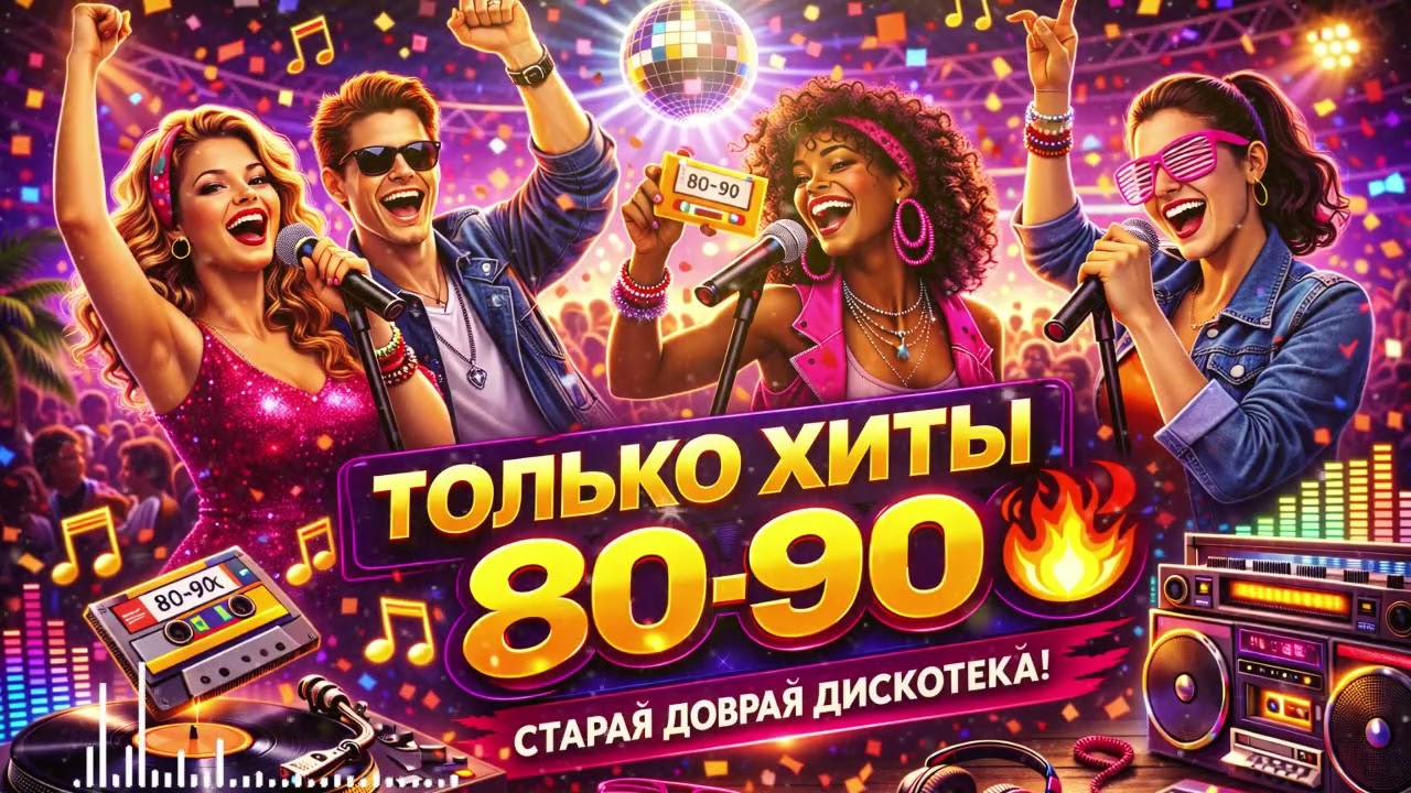 💃 ЗОЛОТАЯ ДИСКОТЕКА 2026 💿 Лучшие Хиты 80–90-х | Танцуй Как Тогда