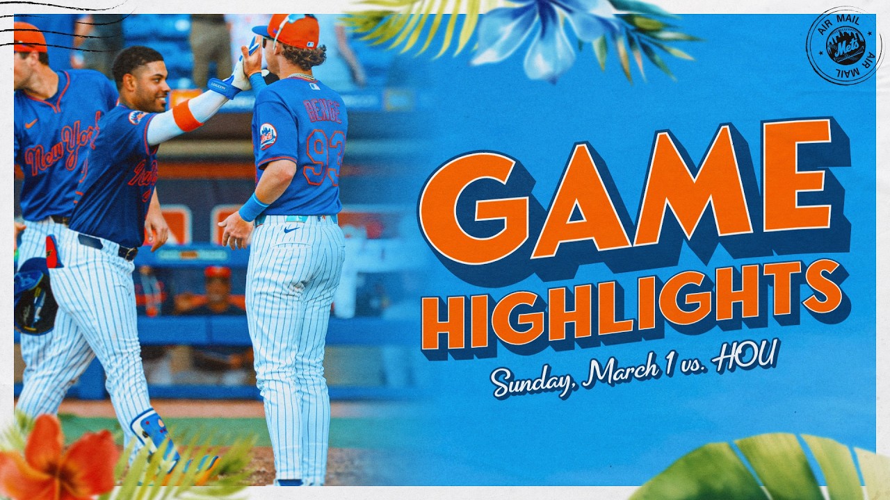 Mets vs. Astros | MLB Highlights (3/1/26)