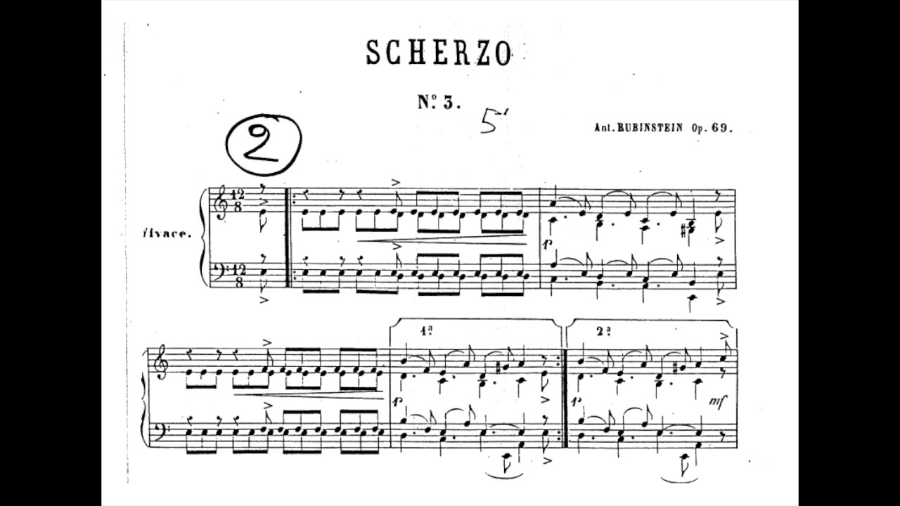 Anton Rubinstein  - 5 Morceaux Op.69