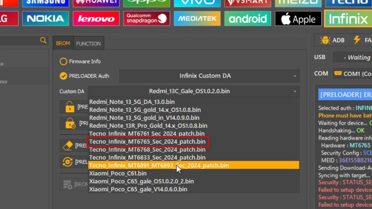 Infinix Hot 30i FRP Bypass FRP Remove by unlock tool