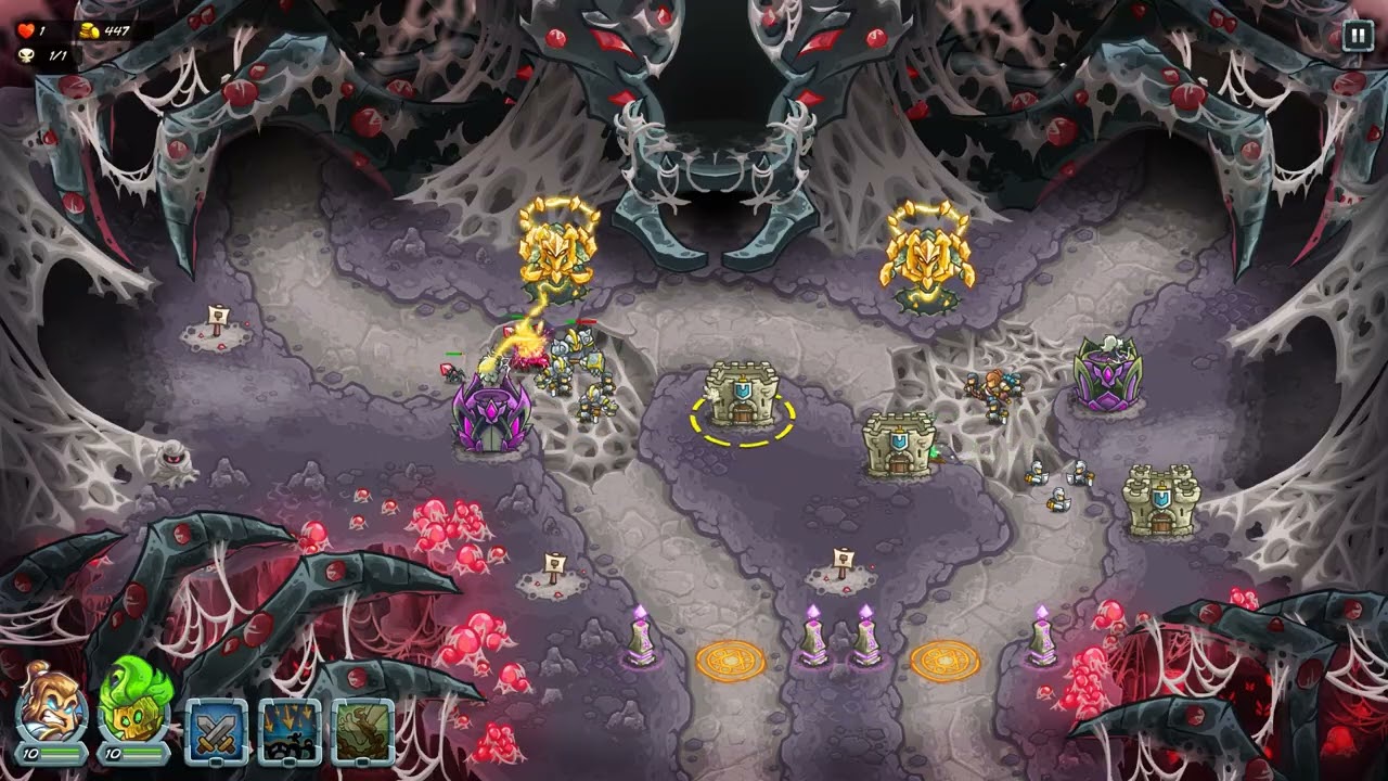 Kingdom Rush Alliance THE FORGOTTEN THRONE [impossible] [iron]
