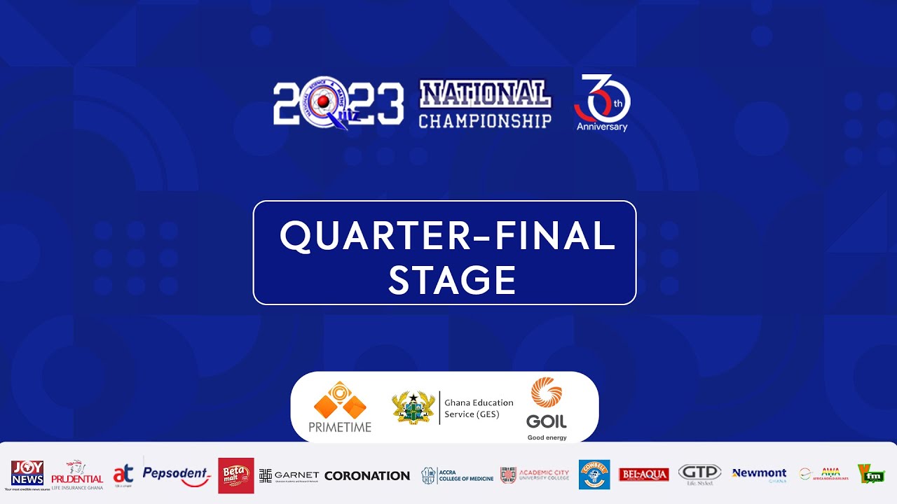 #NSMQ2023 QUARTER-FINAL STAGE | GHANA SEC. TECH. SCH. VS ACCRA ACADEMY VS PRESBY BOYS&rsquo; SEC. SCH