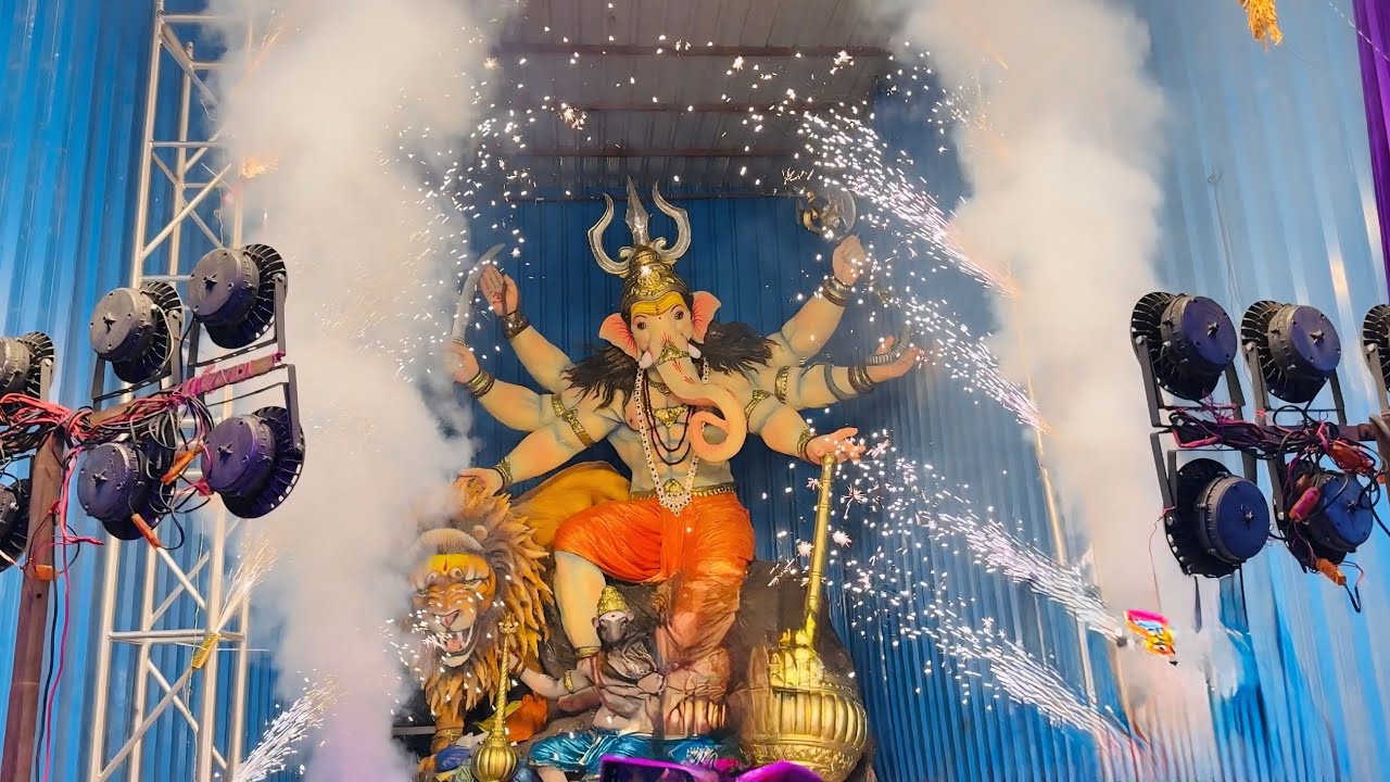 Rasoolpura Ka Raja Ganesh Aagman 2025 | Narsingh Yadav Ganesh | Ramnagar Siddiq Bhai | Ganesh Aagman