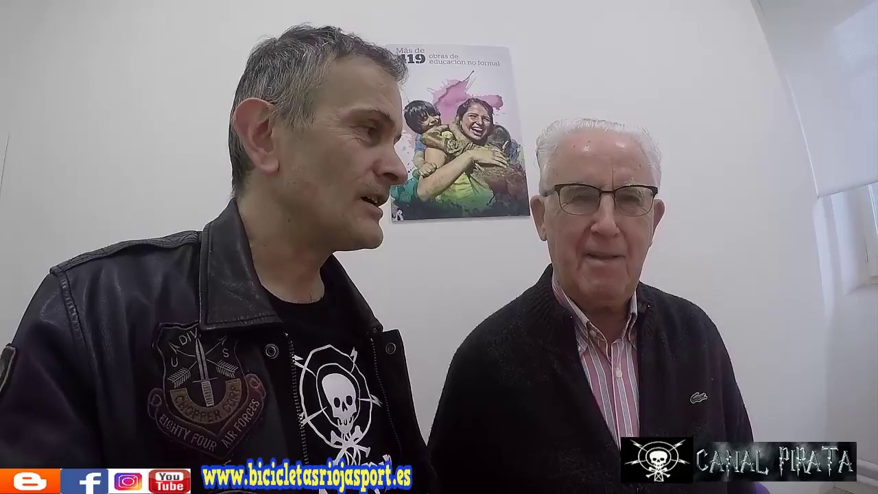 Escolapios Logroño con el padre Jorcano.CANAL PIRATA RIOJA SPORT