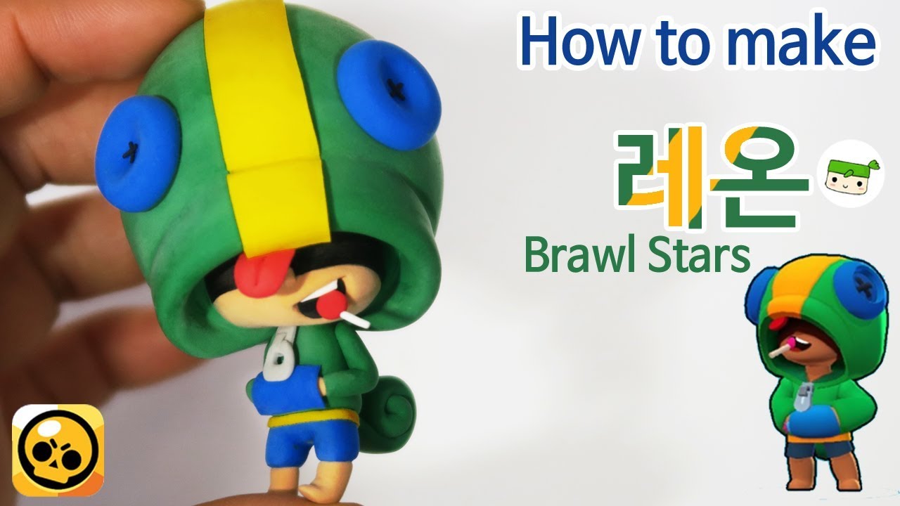 Brawl Stars/How to make LEON/ 브롤스타즈  레온을 클레이로 만들어요.