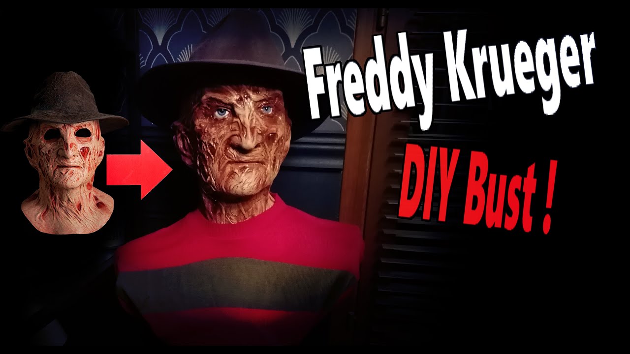 Freddy krueger DIY Bust - Trick Or Treat Studios mask custom