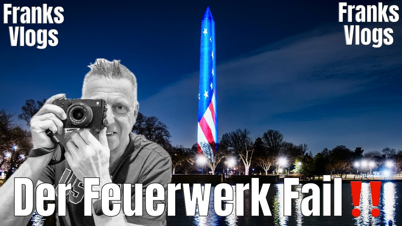 Der Feuerwerk Fail ‼️ Washington Monument Lightshow 250 Year USA 🇺🇸
