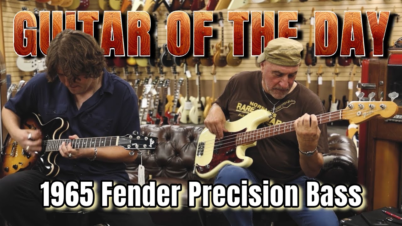 Бас-гитара Fender Precision 1965 года | Гитара дня