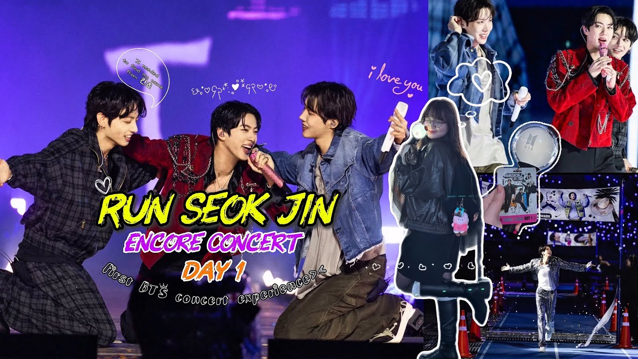 #runseokjin_eptour  Run Seok Jin Encore Concert Day 1, [아미로그] 251031, Jin, Jungkook, Hope