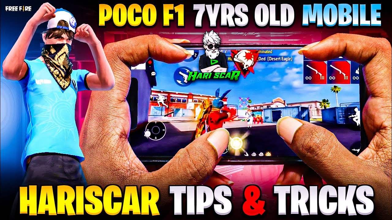 HANDCAM 😮 7 Year Old Mobile 💥 Onetap & Ump & Drag TIPS AND TRICKS || Hariscar