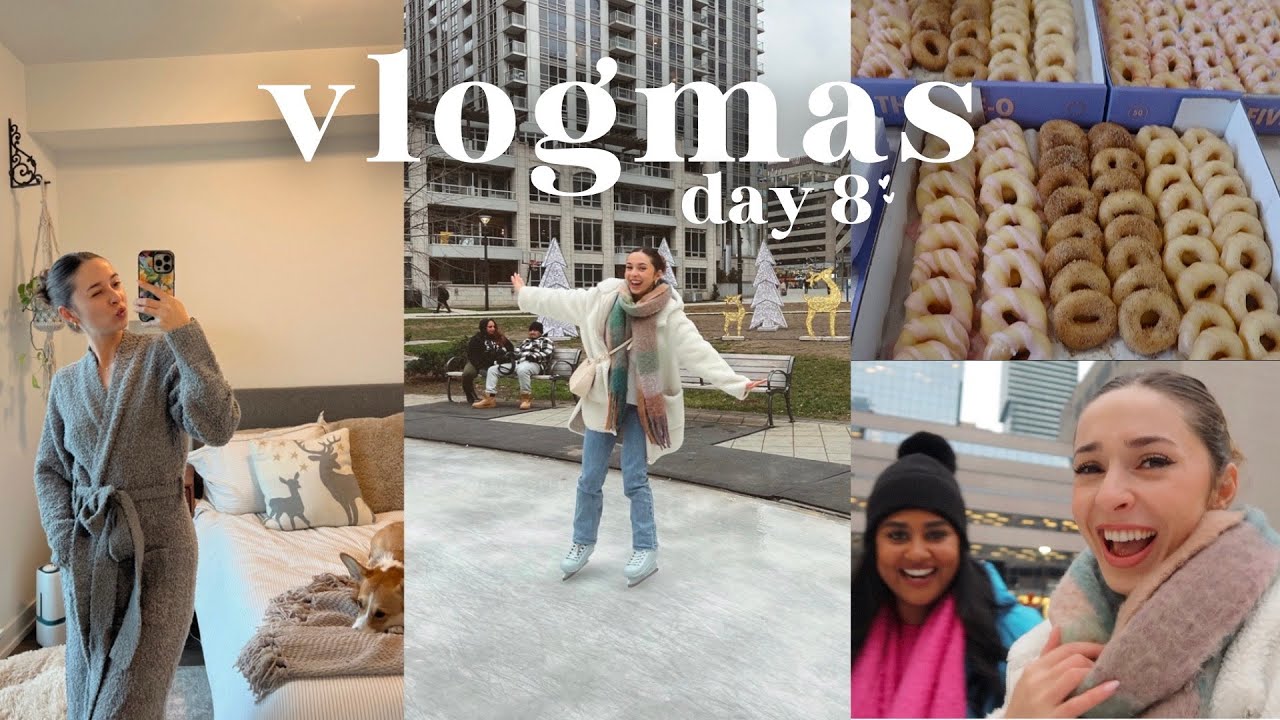 VLOGMAS DAY 8: 2023 Plan & Going Public Skating!
