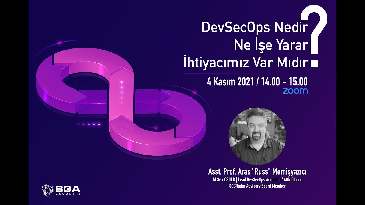 Webinar: DevSecOps Nedir,  Ne İşe Yarar,  İhtiyacımız Var Mıdır?