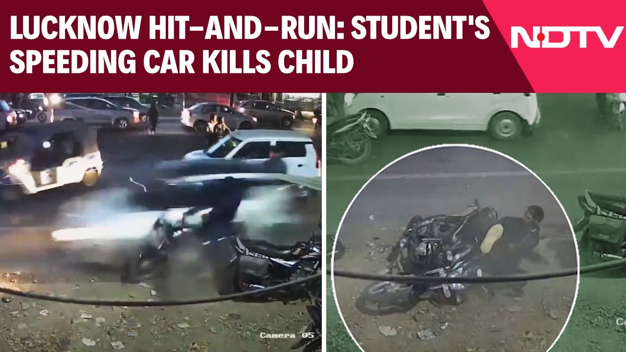 Lucknow Hit-And-Run Case: Student's Speeding Car Kills Child, Injures Several | Lucknow News
