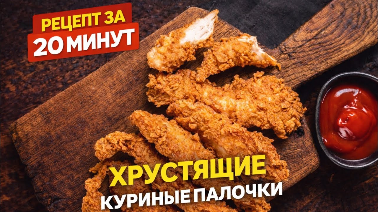 Куриные палочки в кляре как в фастфуде — хрустят нереально