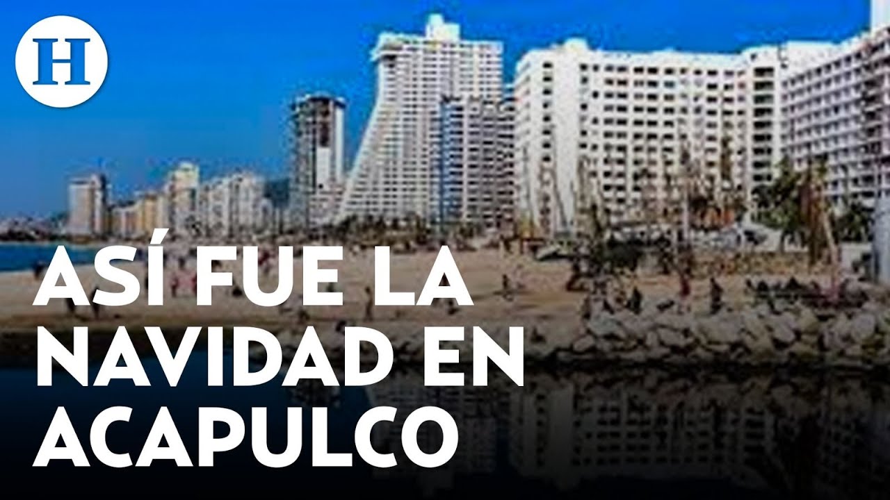 A pesar del paso de Otis, turistas llegan a Acapulco para celebrar la navidad