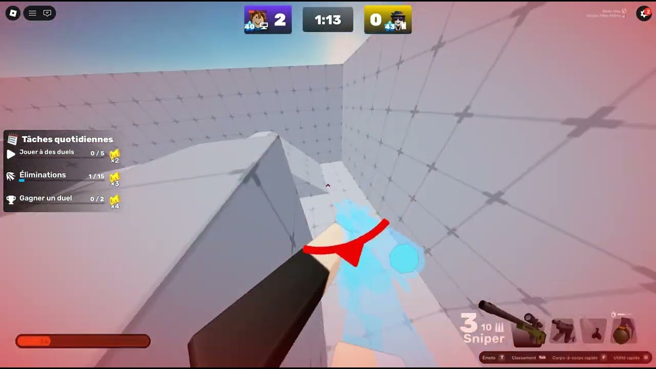 play with infinite ping #robloxrivals #roblox