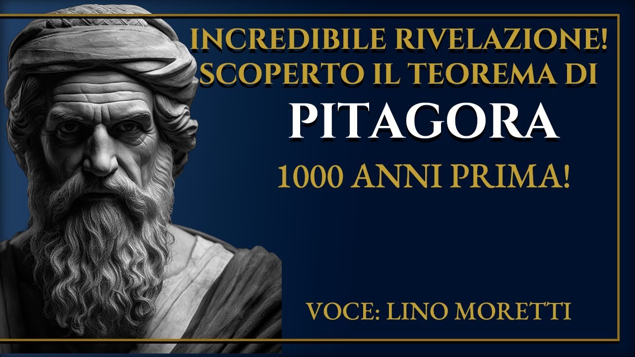 🔴 SCOPERTO IL TEOREMA DI PITAGORA 1000 ANNI PRIMA DI PITAGORA - INCREDIBILE RIVELAZIONE!