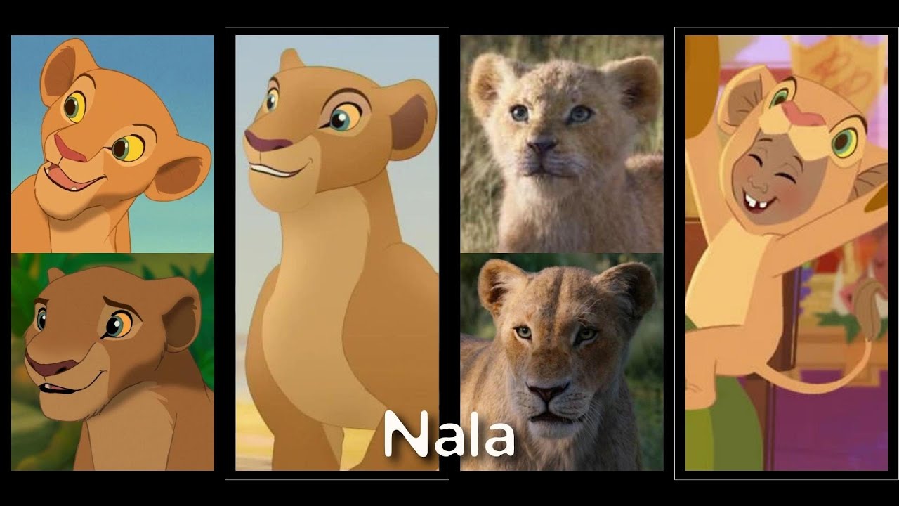 Nala Evolution / Simba's wife (1994-2023)