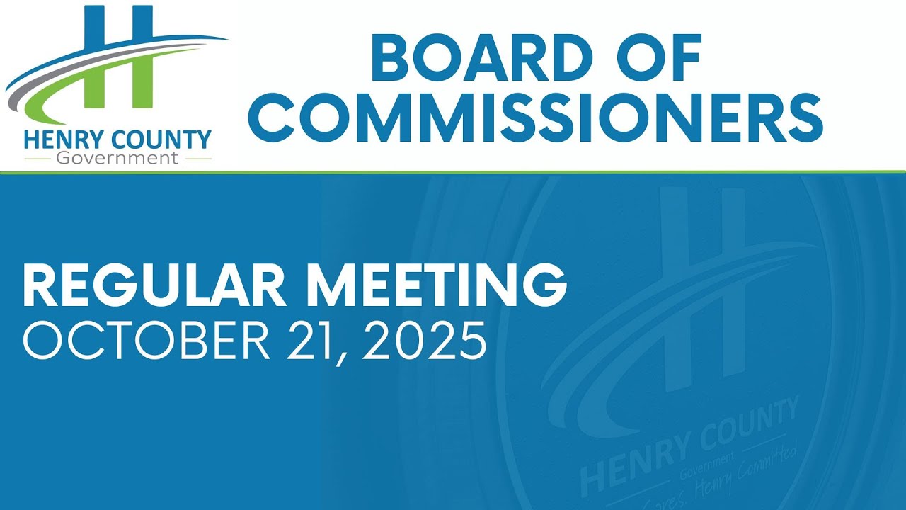 Board of Commissioners Meeting |  October 21,  2025
