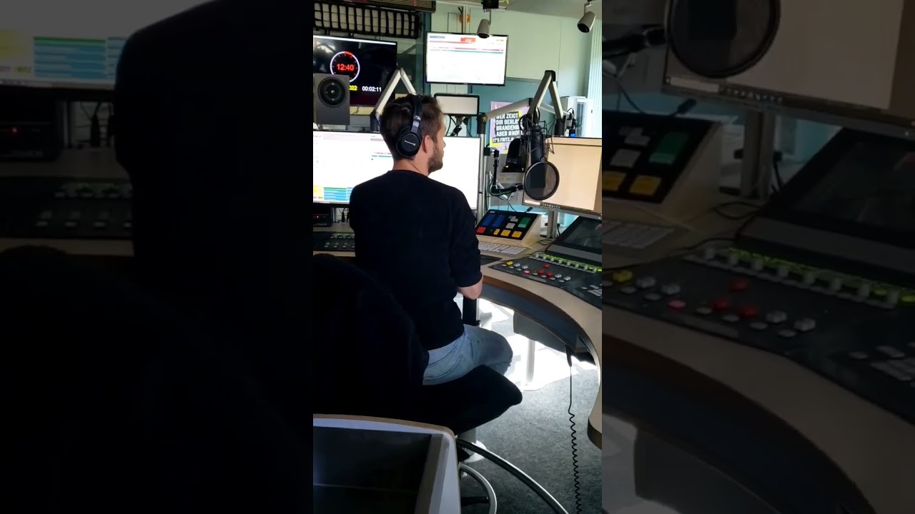 Im Radiostudio von Fritz ( RBB )