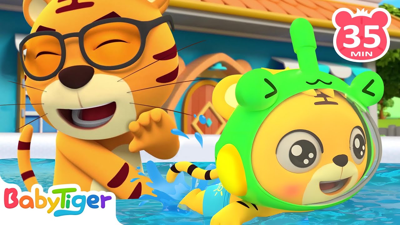 Summer Songs Compilation | Swimming Song & MORE | Animal Songs & Nursery Rhymes | BabyTiger