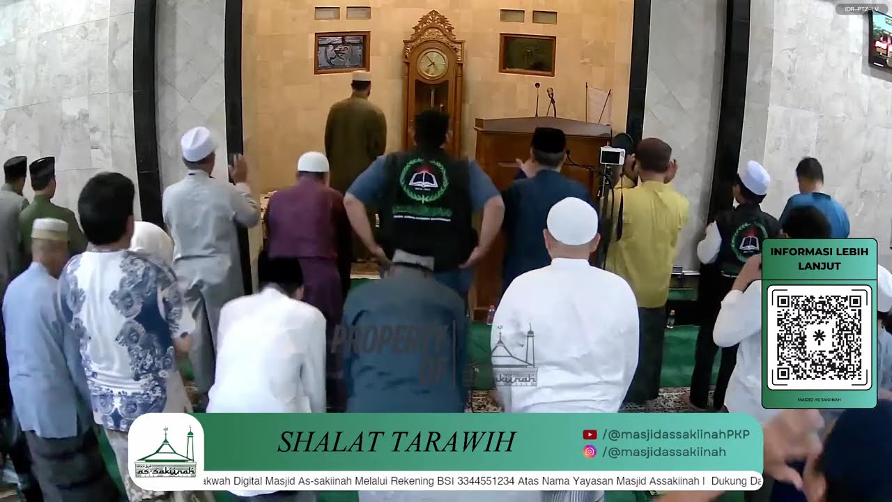 Masjid As - Sakiinah | Shalat Tarawih Malam 20 Ramadhan 1447 H